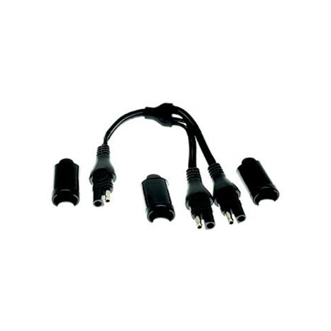 Raccord Pour Chargeur Tecmate Séparateur Y, Sae In Vers 2 X Sae Out à Fusibles. Origine O05. Xteo15. -pl