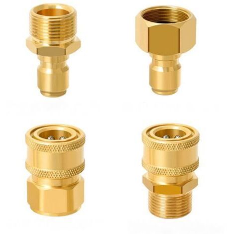 Raccord pour jet d'eau haute pression M22-15 mm mâle/femelle 3/8\