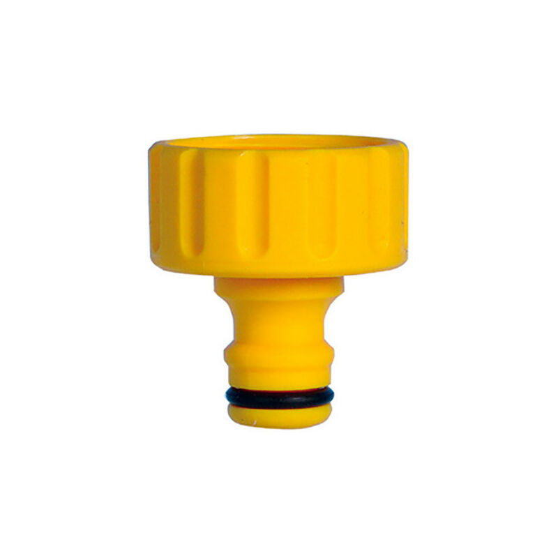 2158A6002 raccord pour robinet fileté extérieur diamètre 26/34 jaune/gris 17 x 10 x 20 cm - Hozelock