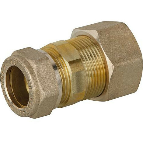 Raccord pour tube à spirale DN20 x 18mm, laiton avec joint graphite haute T°