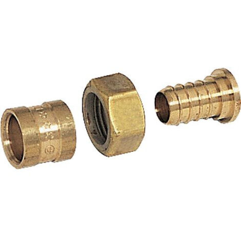 Raccord pour tubes P.E.R a glissement a écrou tournant DN 20 - F 3/4