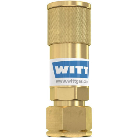 Raccord pour tuyau SK 100-3 oxygène G 1/4 po. RH MG corps WITT