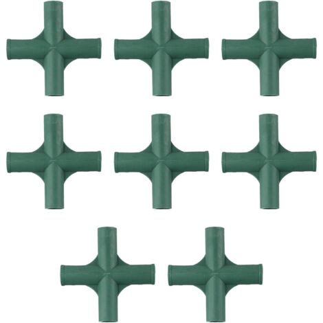 Raccord PVC 16 mm – 4 types – Support stable et robuste – Connecteur pour structure de serre
