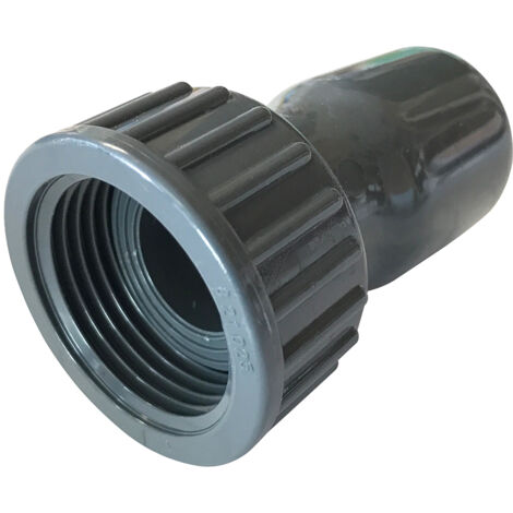 Raccord PVC 2 pièces Ø32 a coller-F33X42