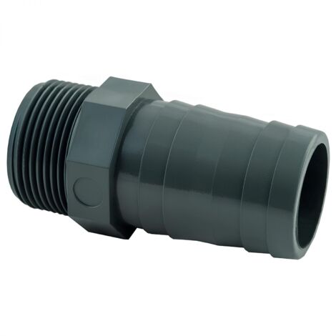 Raccord Pvc Cannelé à Visser Mâle 1''1/2 X 40