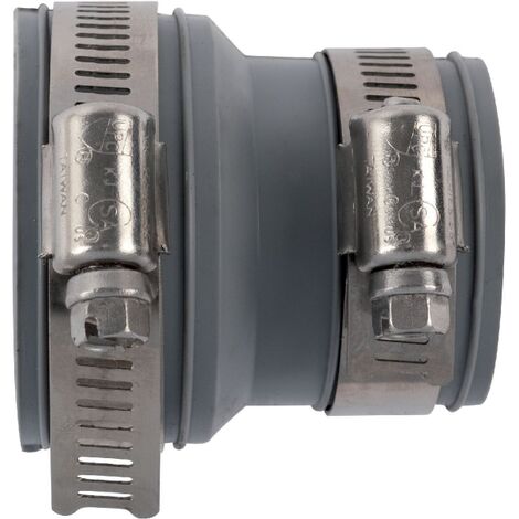 Raccord PVC gris réduit - Femelle Ø 40 - 32 mm - Multi-matériaux - Girpi