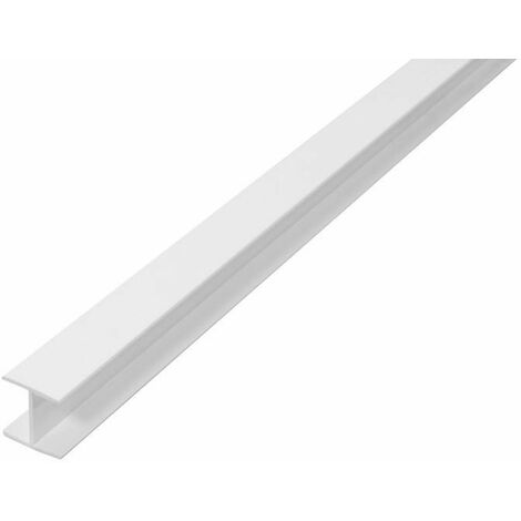 Raccord pour panneau H 25x11 mm – PVC blanc – Longueur 1 m – Solution durable pour installations esthétiques - 25X11-1M