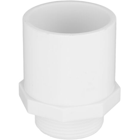 Raccord PVC pour Irrigation Agricole, Serre et Ferme - Filetage Mâle G1 pour Piscine