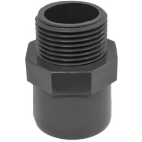 Raccord PVC pression à visser 26x34 – Femelle 32 mm, mâle 40 mm – Pression 16 bar – Pour adduction d'eau potable et irrigation