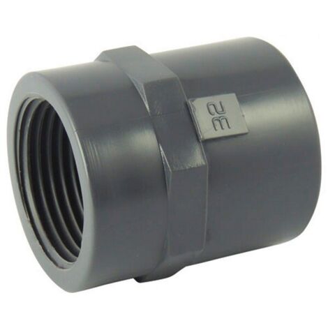 Raccord PVC pression - Manchon PVC pression mixte FF Ø20-1/2''