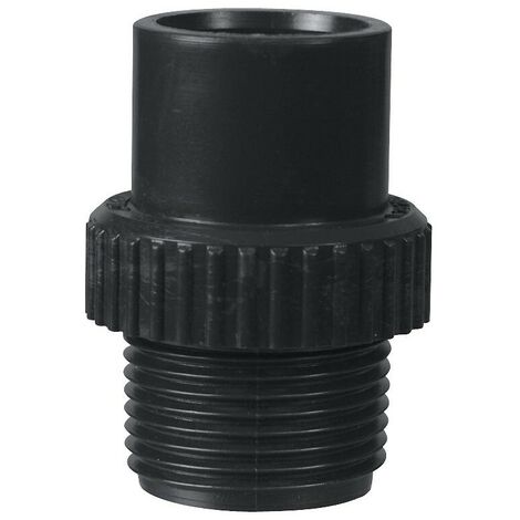 Nicoll – Raccord PVC pression mâle 26x34 – Diamètre femelle 32mm – Forme droite – Compatible avec systèmes à coller et à visser - e2526f