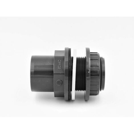 PLIMAT Raccord PVC pression - Traversée de Paroi PVC mixte MF-MF Ø40/32-1''1/4/Ø32