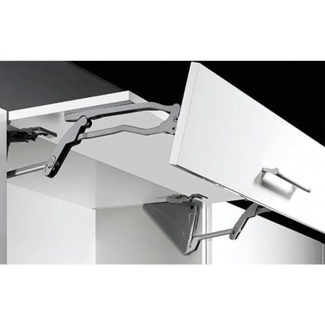 Raccord rabattable 9079610 gris argent