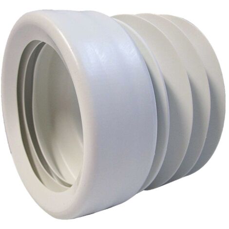 Regiplast – Manchon souple droit D.100mm en PVC – Raccord femelle mâle pour sorties WC – Connexion étanche et flexible