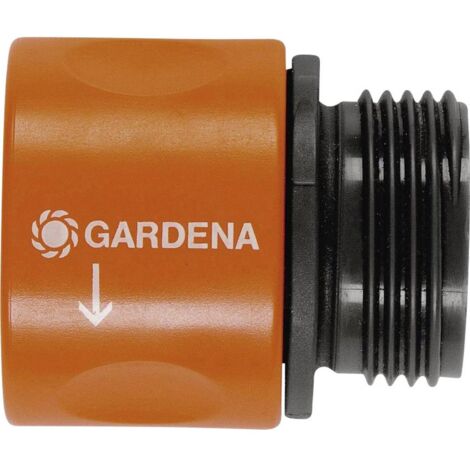 Raccord rapide 91750 – Raccord de transition 26,44 mm (3/4') – En plastique – Pour machine à laver et robinet GARDENA