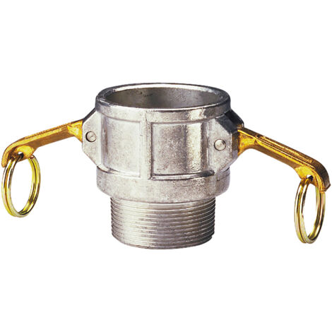 Raccord rapide à cames aluminium coupleur mâle B - 3/4'' (20/27)