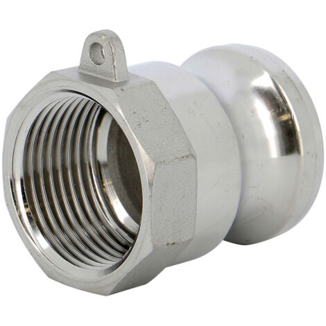 Raccord rapide à cames inox adaptateur femelle A - 1''1/4 (33/42)