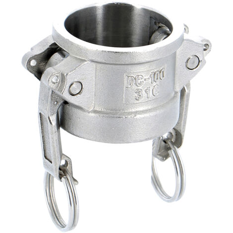 Raccord rapide à cames inox bouchon coupleur DC - 1/2'' (15/21)