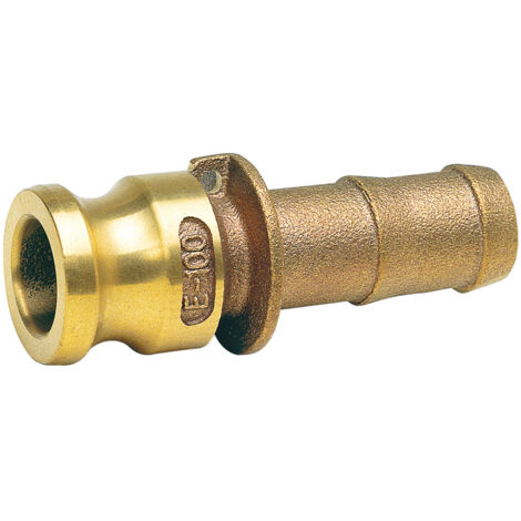 Raccord rapide à cames laiton adaptateur cannelé E - 1''1/4 (33/42)