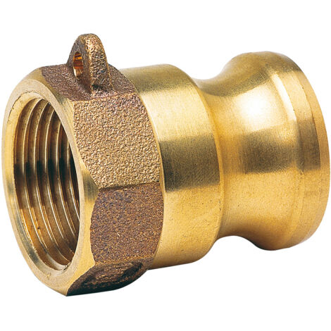 Raccord rapide à cames laiton adaptateur femelle A - 3'' (80/90)