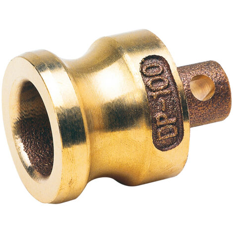 Raccord rapide à cames laiton bouchon adaptateur DP - 1/2'' (15/21)