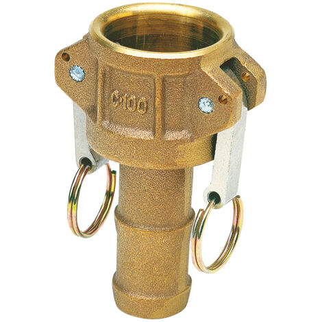 Raccord rapide à cames laiton coupleur cannelé C - 3/4'' (20/27)