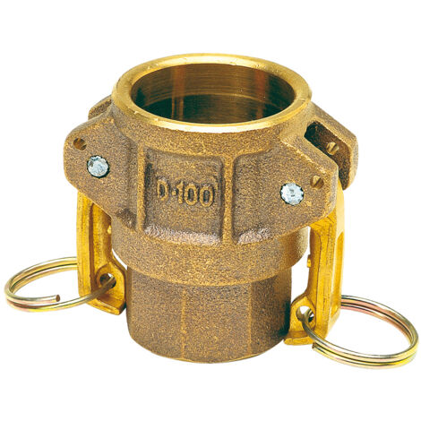 Raccord rapide à cames laiton coupleur femelle D - 4'' (102/114)
