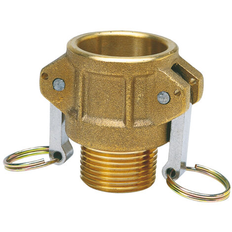 Raccord rapide à cames laiton coupleur mâle B - 1''1/4 (33/42)
