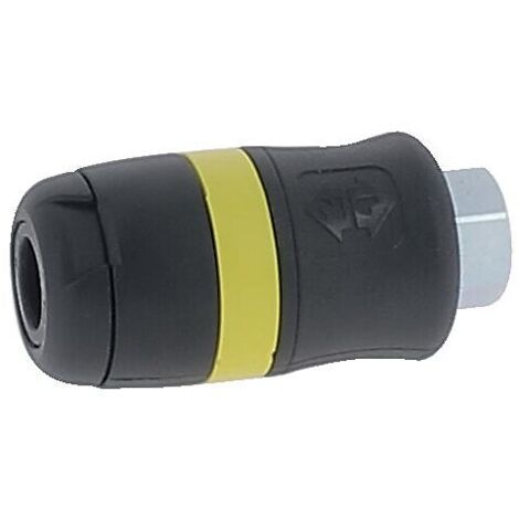 Raccord rapide air comprimé ER taraudé femelle ISO B passage 6 mm taraudé G 1/4