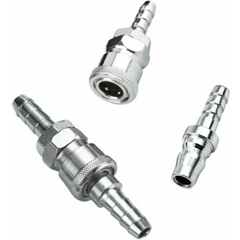 Raccord Rapide Air Comprimé Flexible D'air Raccords Rapides Connecteur Coupleur Compresseur Raccord Pneumatique Raccord de Compresseur Raccord Rapide Pneumatique 2 Paires SH20 + PH20