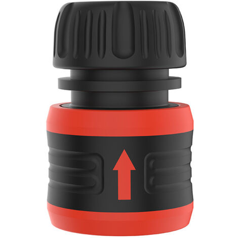 raccord rapide avec revêtement en caoutchouc 1/2 pouce pour tuyau d'arrosage raccord de passage d'eau pour lavage de voiture et jardin raccord en plastique