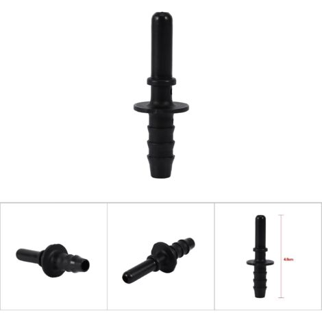 Raccord Rapide de Ligne de Carburant pour Moto, Connecteur ID6 Mâle 6.30mm Droit