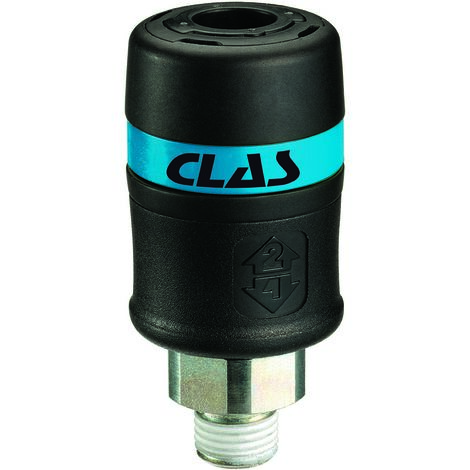 Raccord rapide de sécurité fileté mâle 3/8" BSP 88m3/h - OP 0721 - CLAS Equipements