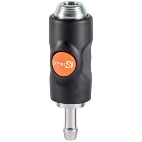 Raccord rapide de sécurité PREVOST, Tuyau cannelé 10mm British Standard 6 en Corps Composite ( Prix pour 1 )