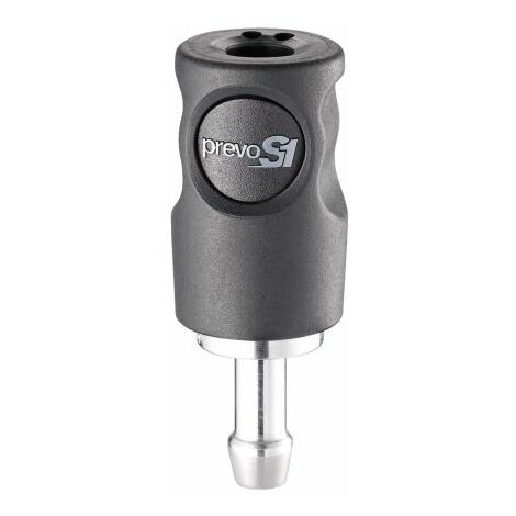 Raccord rapide de sécurité PREVOST, Tuyau cannelé 8mm ISO C6 en Corps Composite ( Prix pour 1 )
