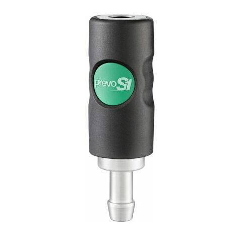 Raccord rapide de sécurité PREVOST, Tuyau cannelé 9mm Euro 10,4 en Corps Composite ( Prix pour 1 )