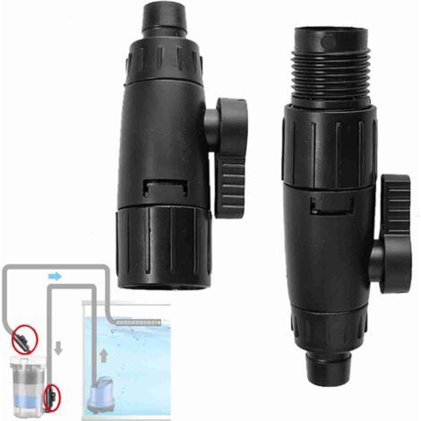 Raccord Rapide de Tuyau pour Filtre Aquarium avec Connexion 12mm