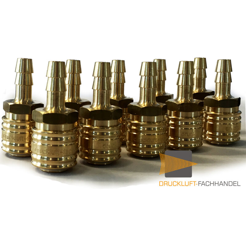 EWO - Raccord rapide df nw 7,2 douille lw 9 - 10 pièces - laiton nu