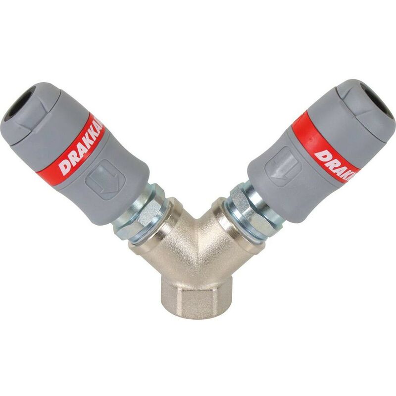 Drakkar Equipement - Raccord rapide double femelle professionnel 1/2' 01372