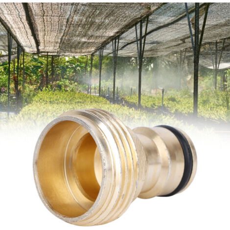 Raccord Rapide en Aluminium 3/4 pour Tuyau d'Arrosage Jardin