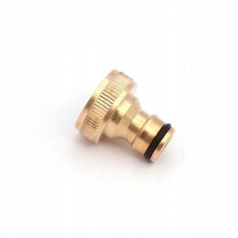 Raccord rapide en laiton pour robinet de tuyau d'arrosage 3/4"