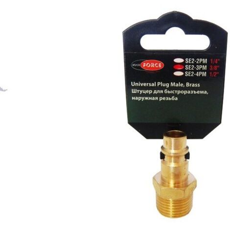 Raccord rapide, filetage extérieur 3/8"