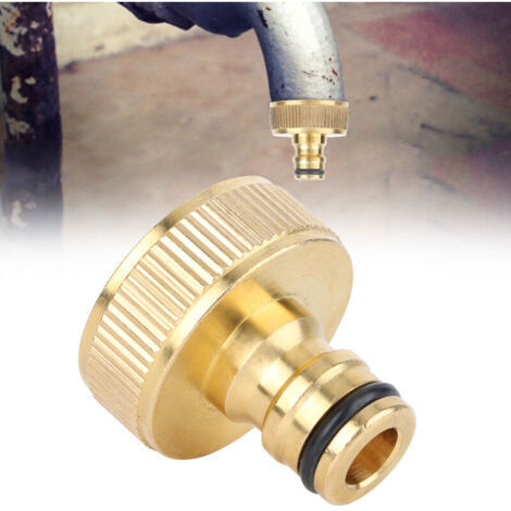 Raccord Rapide Filetage Femelle G1 pour Tuyau d'Arrosage Jardin