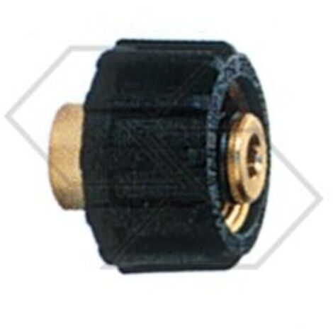 Raccord rapide fixe pour nettoyeur haute pression M22x1,5 - F deux pièces court