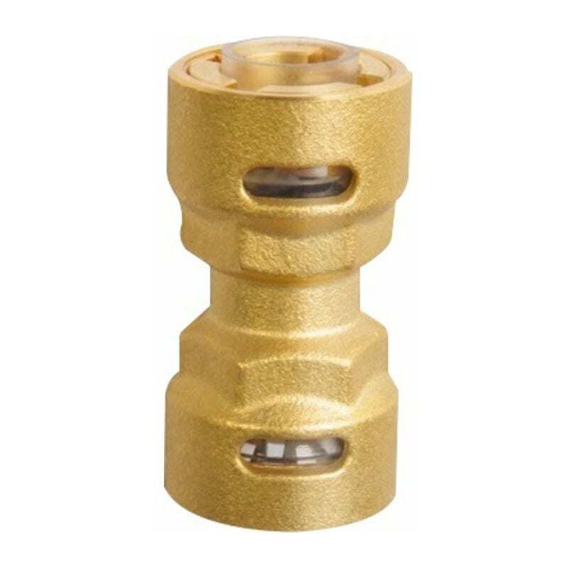 Plombservice - Raccord rapide frigorifique droit à pression- Femelle femelle 5/8'