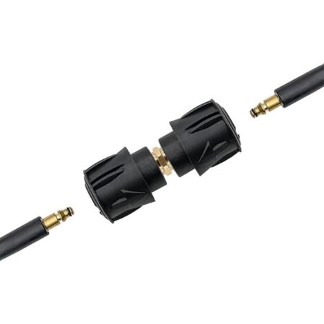Raccord rapide haute pression - adapté au pistolet et au nettoyeur haute pression - adaptateurs de raccordement de tuyau compatibles uniquement avec le tuyau Kärcher, femelle M22 14 mm