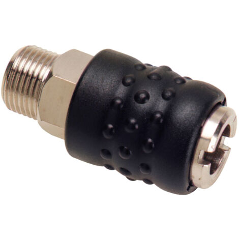 Raccord rapide mâle 1/4 (blister 1 unité)