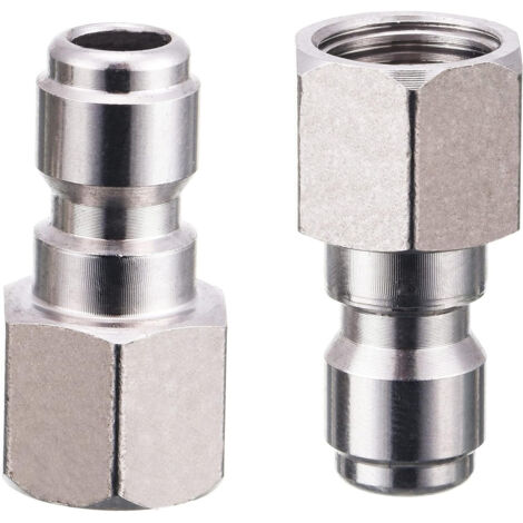 Raccord rapide mâle NPT 1/4" pour nettoyeur haute pression, filetage interne 5000 PSI