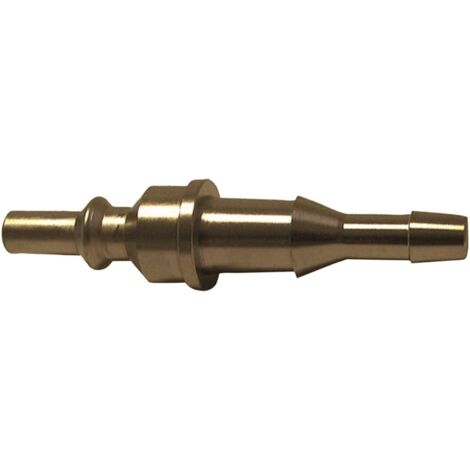 Raccord rapide male stoptac oxygène sur tuyau 6-10mm
