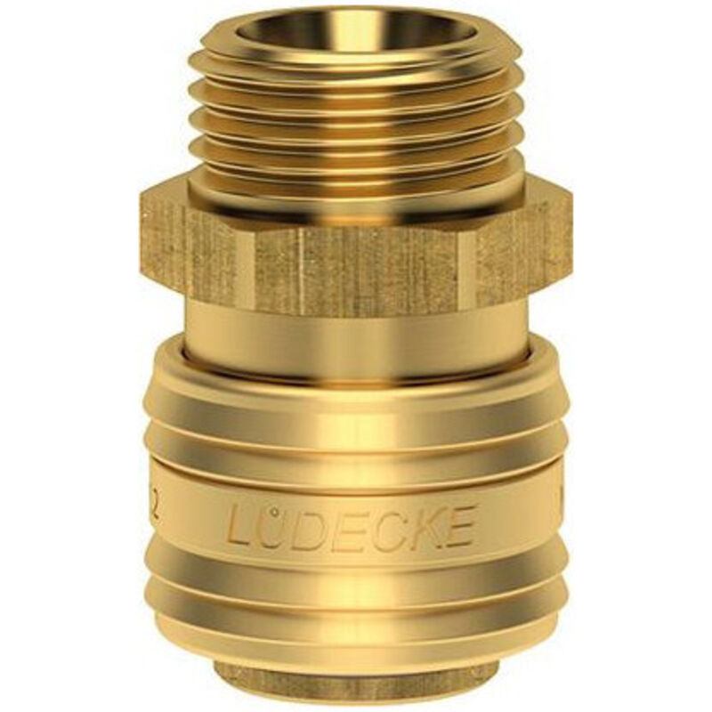 Raccord rapide NW 72mm Laiton Serie ES AG G1/2 LÜDECKE